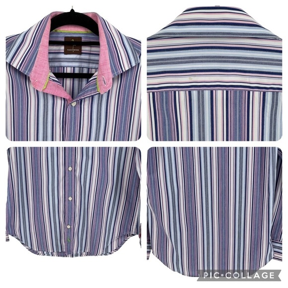 Tailor Byrd Long Sleeve Button Up Shirt Bundle - Sz S - Picture 9 of 16